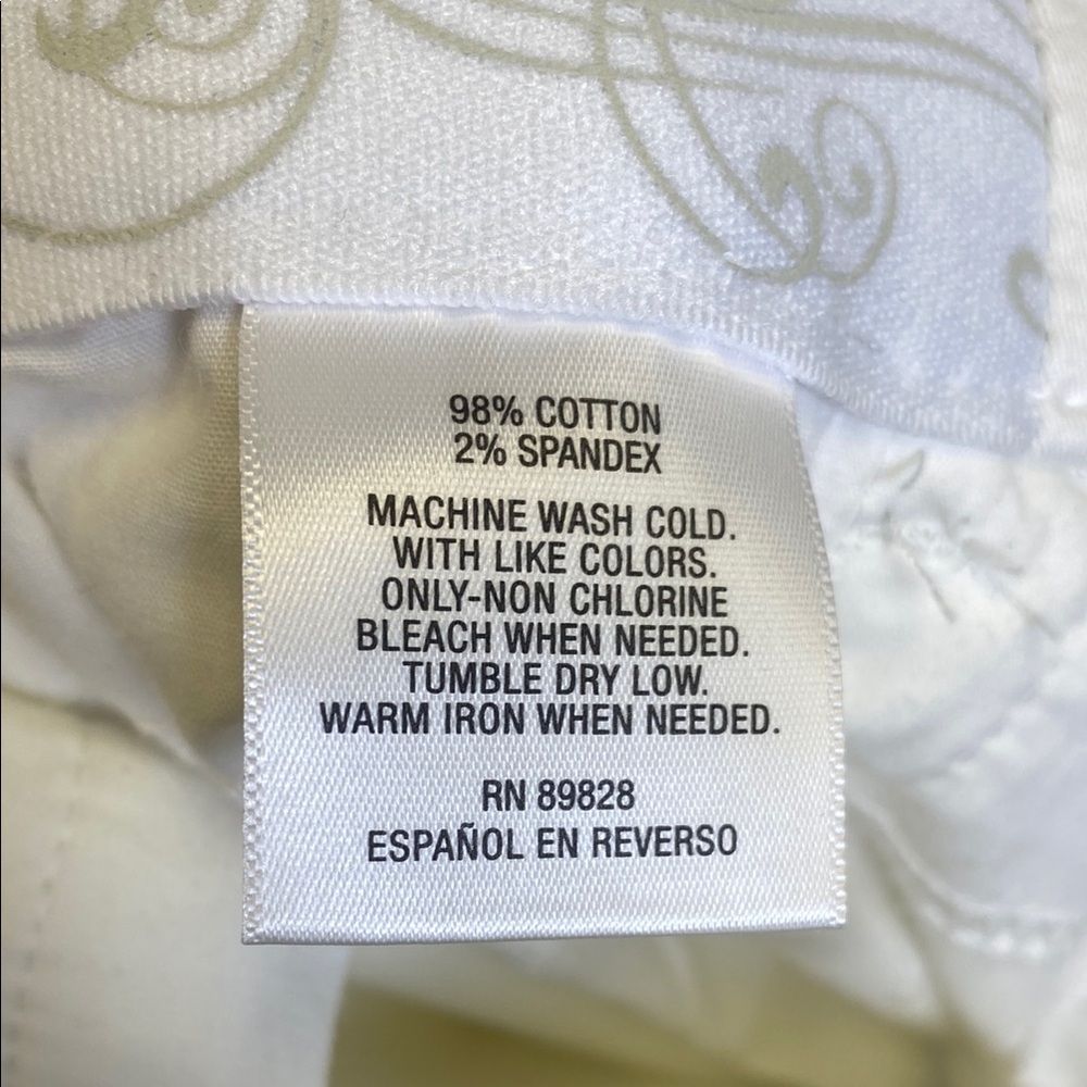 JM Collection Petite Women’s White Pants - Picture 3 of 5